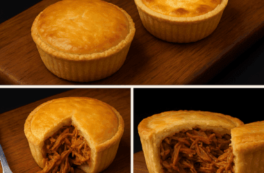 Empada de Carne Louca Com Catupiry