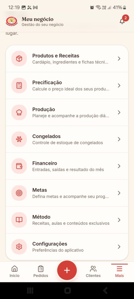 App de gestão