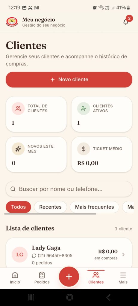 App de gestão